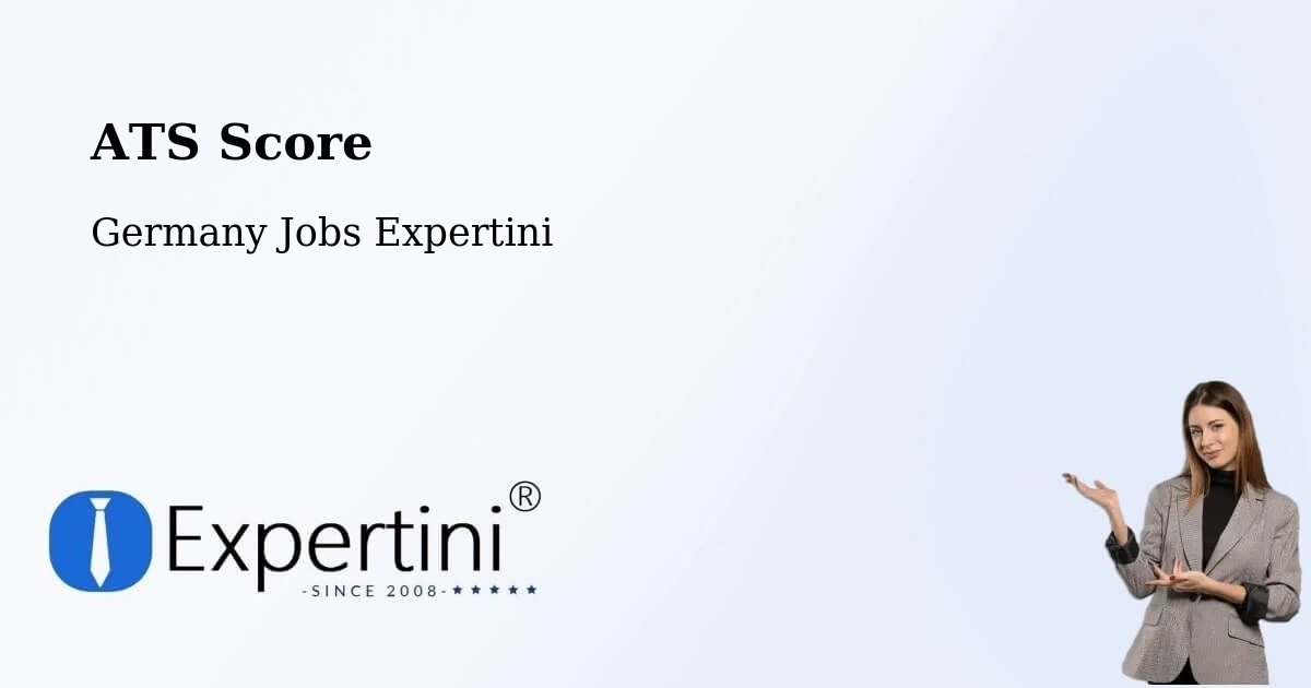 Resume ATS Score & Job Description Match Tool – Scheinfeld - Germany Jobs Expertini