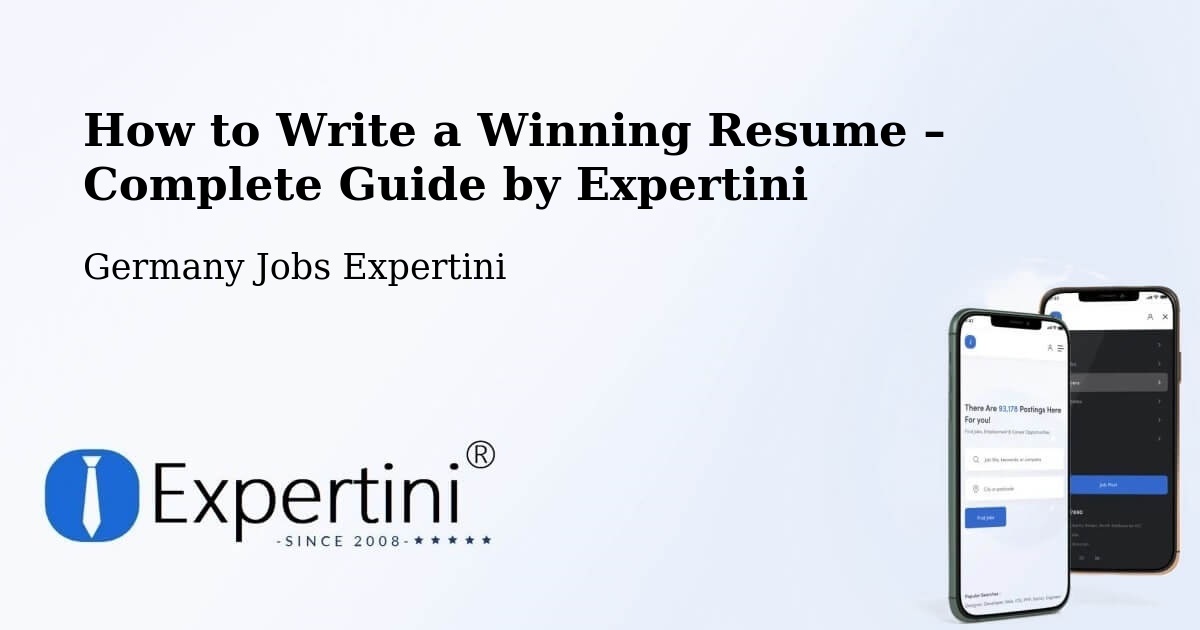 Resume Writing Guide for Job Seekers – Scheinfeld - Scheinfeld, Germany Jobs Expertini